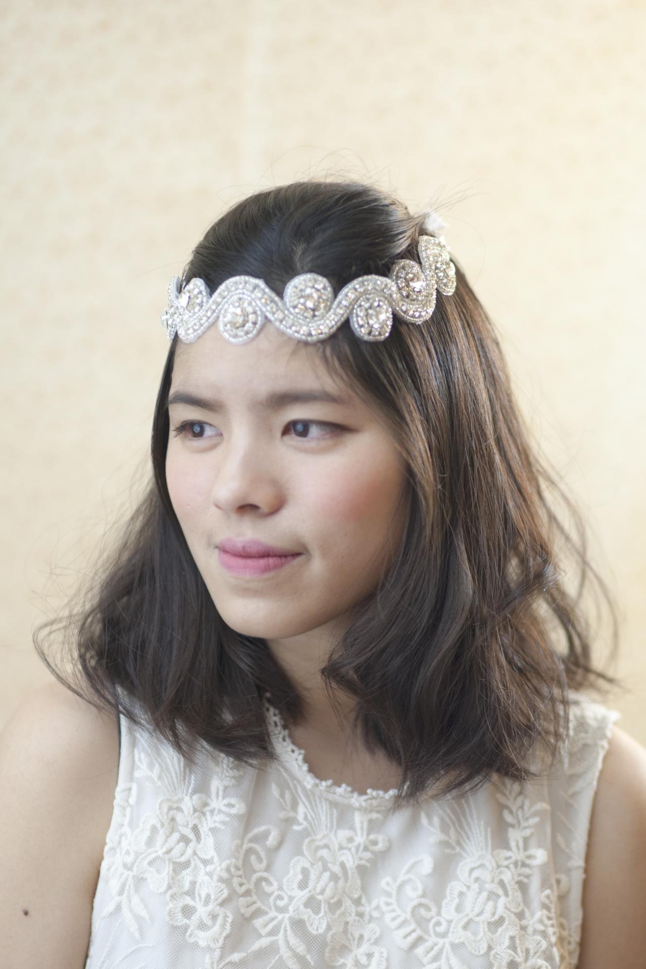 Bridal Hairband - Wedding Headpiece - Boho Style Hairband